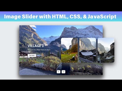 🚀 Create a Stunning Image Slider with HTML, CSS, & JavaScript 🎨✨