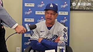Dave Roberts Says Yamamoto Is Becoming Dodgers Ace After Dominant start vs Braves | Dodgers Postgame