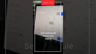 Setting Schedules on Tesla #tesla #teslatips #evtips