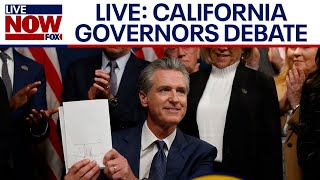 LIVE NOW: Who will replace Newsom? California governor debate
