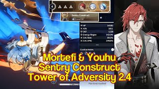 Mortefi Hypercarry with Youhu | Sentry Construct | Tower of Adversity 2.4 | Wuthering Waves.