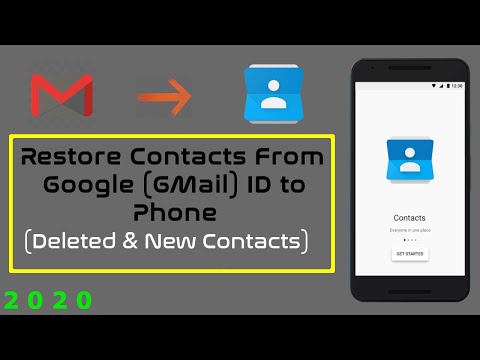 How to Recover Contacts from Gmail in Phone | 2020 ARBX CodeX