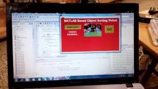 MATLAB Based Object Sorting Robot