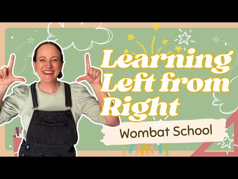 Learn Left from Right | Fun Wombat School Lesson for Kids
