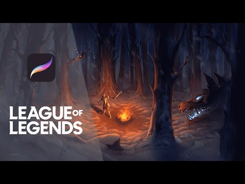 KINDRED - League of Legends Fanart SPEEDPAINT