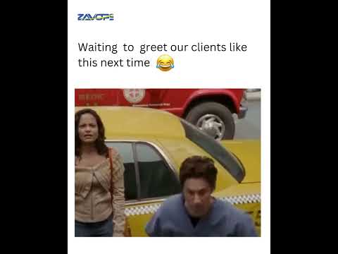 Dear clients let's greet each other like this next time