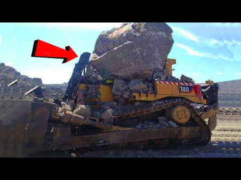 TOP 10 Extreme Dangerous Excavator & Bulldozer ! Rescuing Stuck Excavator