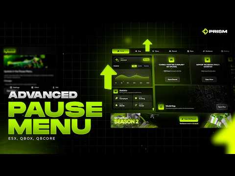 Advanced Pause Menu V2 | Reports, Stats, Customization & More | FiveM Script | [ESX, QBCORE, QBOX]