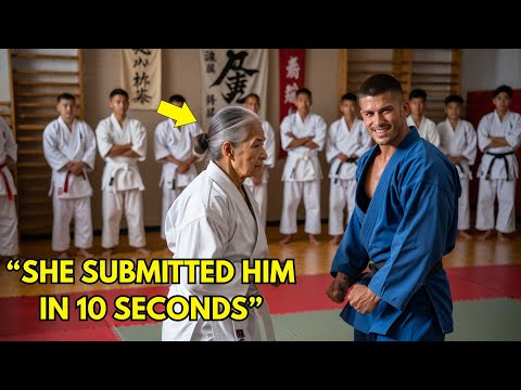 An Old Woman Was Ridiculed at Jiu-Jitsu Class – Then Submitted a Black Belt in 10 Seconds