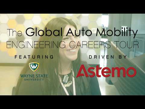 Astemo Engineering Careers Tour meets Nisa Solano at Wayne State University