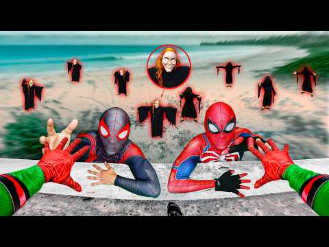 Spider-Man Encounters the Smiling Woman in an Old House