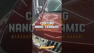 Pajero Nano Ceramic Coating: Makes Your Red Even More Vibrant! #diniautodetailing #carsalon #carc...