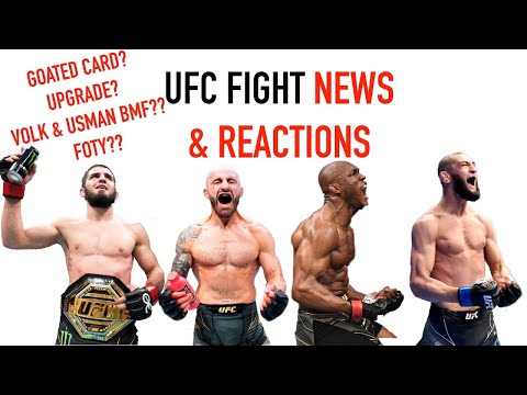 UFC FIGHT NEWS & REACTIONS