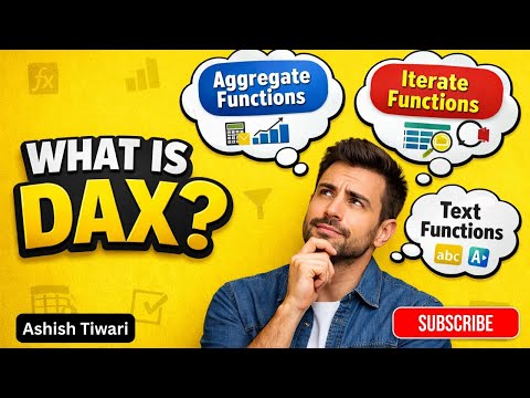 What is DAX in Power BI? | Explained from Scratch | Aggregation, Filter, Iterator Functions | Part 1