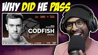Reacting to CODFISH GBB25 Elimination | STITCH Reacts