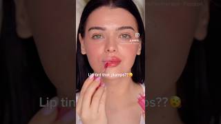 Lip tints that PLUMP!!😍 #lipplumper #liptint #beauty #makeupjunkie #short #shorts
