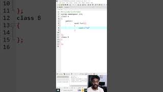 Single Inheritance in C++ – Public vs Private Access Specifiers Explained under 3 minutes in English