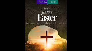 ✝️Happy Easter 2025 Wishes from Troika Tech Services |  Hope Rises. Life Renews. Faith Prevails ✝️