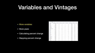 Variable and Vintages Module 3, Lesson 1: More Variable