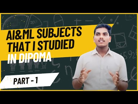 🔥 DIPLOMA AI&ML BRANCH SUBJECTS THAT I HAVE STUDIED AND NOT COMMON FOR CSE BRANCH @Eduvibe-7