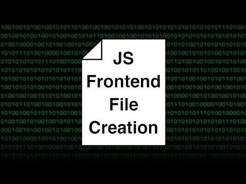 Creating Files in the Frontend using Blobs in JavaScript | Tutorial