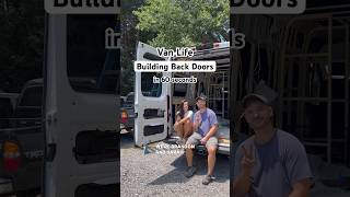 Van building in 60 seconds! 🚐 #vanlife #vanconversions #vanlifeconversion #campervan
