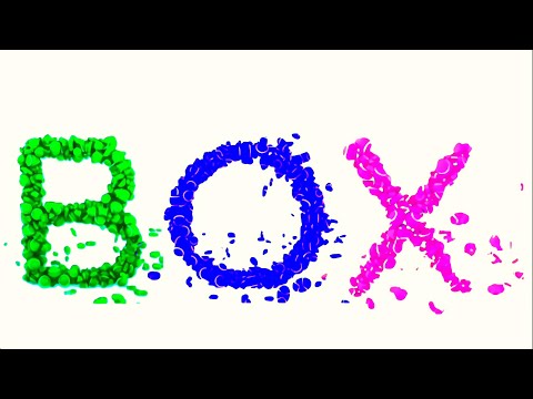 BOX Word intro Colorful Logo Candies Effects (Sponsored By Gamavision Csupo & Sound Vibration)