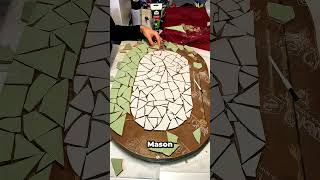This Mosaic Tile Trick Is Pure Genius #creative #design #diy