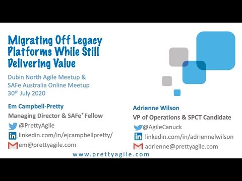 Migrating off legacy platforms while still delivering value
