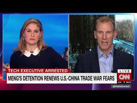 Jamie Metzl Discusses Huawei and the US-China Trade war with CNN's Hala Gorani - December 6, 2019
