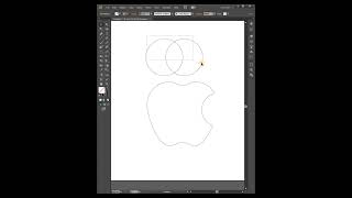 Apple logo design #shorts #applelogo #tutorial #illustrator