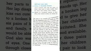 std 10 english ch 4 a wonderful creation short note #shortsfeed#ytshorts #shortvideo #education