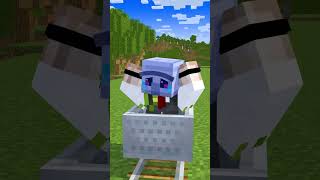 Cursed Boy vs. Rapid Minecart  #shorts #minecraft #Dozle