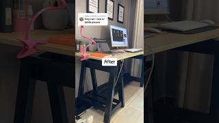 My workspace before and after😊 #remotework #remoteworktips #remotejobs