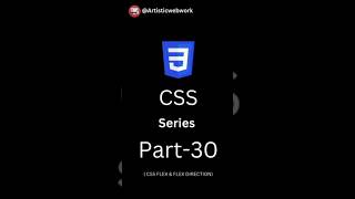 CSS SERIES PART - 30 | CSS FLEX AND FIXED DIRECTION