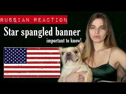 Russian Reaction to Star spangled banner As You’ve never heard it / flag of USA