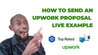 How to send an Upwork Proposal - Live Example
