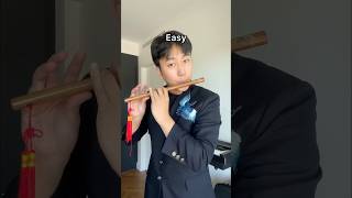 Super easy VS super hard instruments #aylex #instrument #music #recorder #flute #clarinet #asian