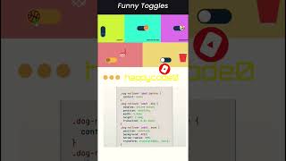 Funny Toggles #html #css #coding  #javascript #programming