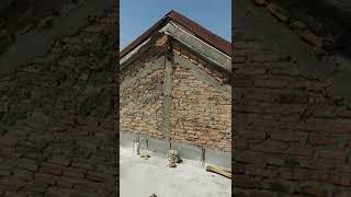 Additional space before light brick wall in place #shorts