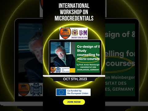 2023 MICROCASA International Workshop on Microcredentials #microcasa #microcredentials #education