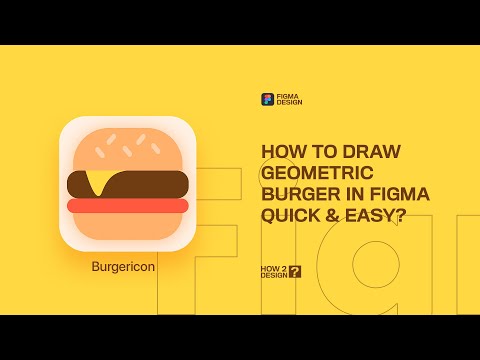 Burger graphic in 3 minutes - Figma