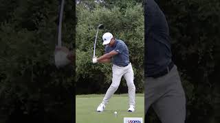 Xander Schauffele's swing in slow motion 💥 #usopen