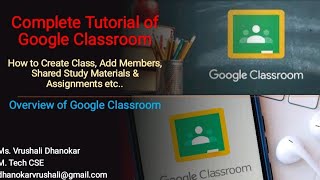 How to use Google Classroom for Teachers👩‍🏫‍ & Students👩‍🎓| Overview of my Google Classroom