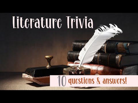 Unlock the Secrets of Literature | Literature Trivia! #literature #trivia