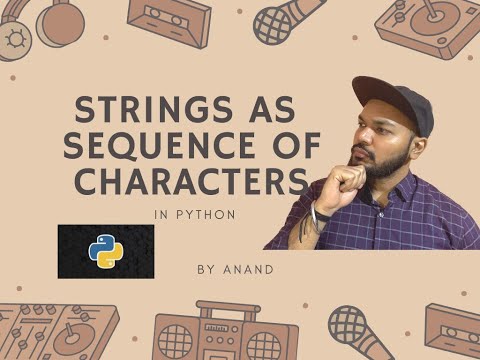 Strings as sequence of characters in python