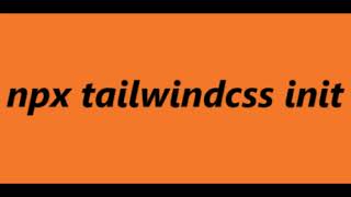 Tailwind CSS   "init" Not Working? Here's the Fix! (Use -p Instead)