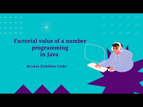 Factorial program in java