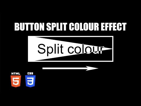 Button Split Colour Hover Effect | HTML & CSS Tutorial