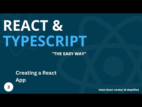 Latest React & Typescript Tutorial #3 - Creating a React Application
